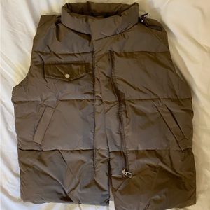 Brown Puffer Vest Brand New in Bag